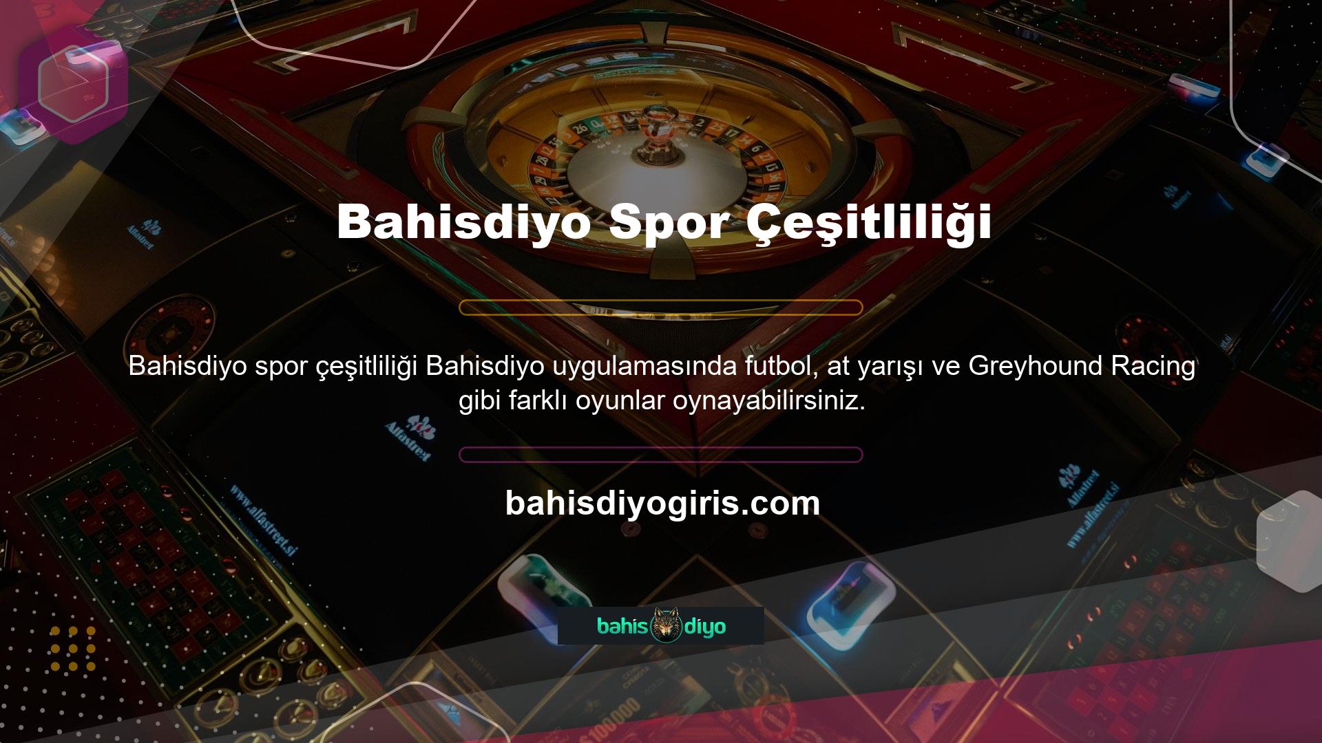 Bahisdiyo sitesinde bahis yapmak, eğlenmek ve kazanmaktan başka zaman geçirebilir misiniz? Site sadece bahis için değil, aynı zamanda Bahisdiyo casino oyunları ve çeşitli oyunlar oynamak içindir